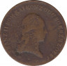 Монета. Австрийская империя. 6 крейцеров 1800 год. Монетный двор G. ав.