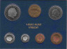 Монета. Нидерланды. Набор разменных монет в буклете. 1979 год. С жетоном. ав.