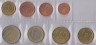 Монеты. Австрия. Набор евро 8 монет 2002 год. 1, 2, 5, 10, 20, 50 центов, 1, 2 евро. рев.