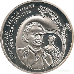 Монета. Польша. 10 злотых 2003 год. Станислав Лещинский.