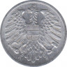Монета. Австрия. 2 гроша 1965 год. рев.