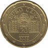 Монета. Австрия. 20 центов 2008 год. ав.