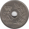  Монета. Дания. 25 эре 1972 год. ав.