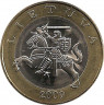 Реверс. Монета. Литва. 2 лита 2009 год.