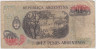 Банкнота. Аргентина. 10 песо 1983 год. Тип 313а(1). рев.