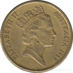 Монета. Австралия. 2 доллара 1989 год.