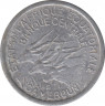 Монета. Экваториальная Африка (КФА). Камерун. 1 франк 1971 год. ав.