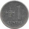 Монета. Литва. 1 цент 1991 год. ав