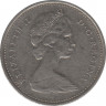 Монета. Канада. 10 центов 1974 год. рев.