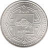 Монета. Непал. 1000 рупий 2019 (2076) год. 550 лет со дня рождения Гуру Нанака. рев.