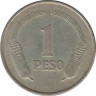 Монета. Колумбия. 1 песо 1974 год. рев.