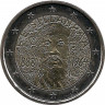 Аверс.Монета. Финляндия. 2 евро 2013 год. Франс Эмиль Силланпяя.