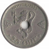 Монета. Норвегия. 25 эре 1923 год.