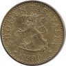 Монета. Финляндия. 20 пенни 1990 год .ав