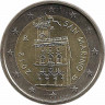 Аверс. Монета. Сан-Марино. 2 евро 2012 год.
