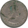 Монета. Малайя и Британское Борнео (Малайзия). 10 центов 1958 год. рев.