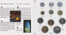 Набор монет в альбоме. Венгрия. Официальный набор обиходных монет 1993 года. рев.