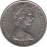 Монета. Новая Зеландия. 5 центов 1978 год. ав.