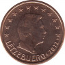 Монета. Люксембург. 5 центов 2012 год. ав.