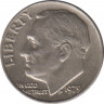  Монета. США. 10 центов 1979 год. ав.