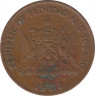 Монета. Тринидад и Тобаго. 5 центов 1981 год. ав.