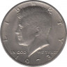 Монета. США. 50 центов 1973 год. ав.