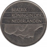 Монета. Нидерланды. 2.5 гульдена 1988 год. рев.