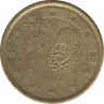 Монета. Испания. 50 центов 1999 год. ав.