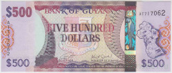 Банкнота. Гайана. 500 долларов 2019 года. Тип 37 (2).