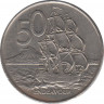 Монета. Новая Зеландия. 50 центов 1976 год. рев.