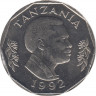Монета. Танзания. 5 шиллингов 1992 год. ав.