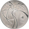 Аверс. Монета. Эстония. 12 евро 2012 год. XXX зимние Олимпийские игры в Лондоне.