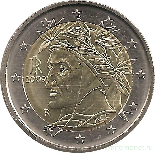 Монеты. Италия. Набор евро 8 монет 2009 год. 1, 2, 5, 10, 20, 50 центов, 1, 2 евро.