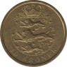  Монета. Дания. 10 крон 2004 год. рев.