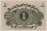 Банкнота. Германия. Кредитный билет. Веймарская республика. 1 марка 1920 год. 3 и 6 цифр в нумераторе. рев.