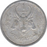 Монета. Мадагаскар. 1 франк 1948 год. рев.