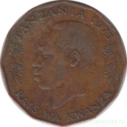 Монета. Танзания. 5 центов 1973 год.