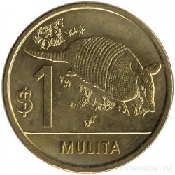 Монета. Уругвай. 1 песо 2012 год.