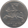 Монета. Литва. 5 литов 1991 год. ав.