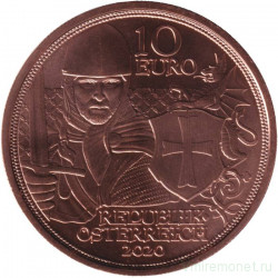 Монета. Австрия. 10 евро 2020 год. Рыцарские истории. Мужество.