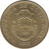 Монета. Коста-Рика. 10 колонов 2002 год. ав.