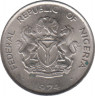 Монета. Нигерия. 5 кобо 1974 год. ав.