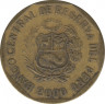 Монета. Перу. 10 сентимо 2000 год. ав.
