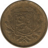Аверс. Монета. Финляндия. 5 марок 1950 год.