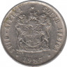 Монета. Южно-Африканская республика (ЮАР). 5 центов 1987 год. ав.