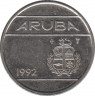 Монета. Аруба. 10 центов 1992 год. ав.
