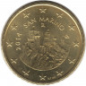 Монета. Сан-Марино. 50 центов 2014 год.