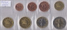 Монеты. Кипр. Набор евро 8 монет 2015 год. 1, 2, 5, 10, 20, 50 центов, 1, 2 евро. ав.