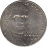 Монета. США. 5 центов 2008 год. Монетный двор P. ав.