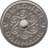 Монета. Дания. 2 кроны 1998 год. рев.